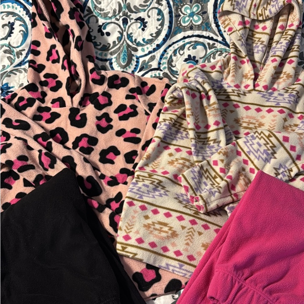 The Children's Place Pink and Cream Kids Matching Sets